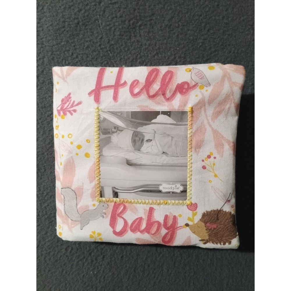 Mud Pie Hello Baby Woodland Animals First Moments Photo Album Keepsake Book